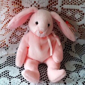 Ty Pink Bunny Beanie Original